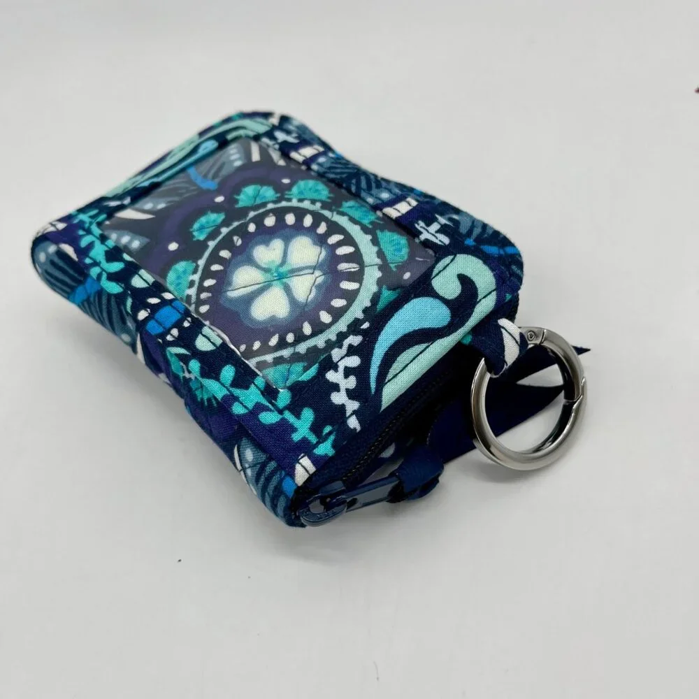 Vera Bradley Blue Zip ID Case_6